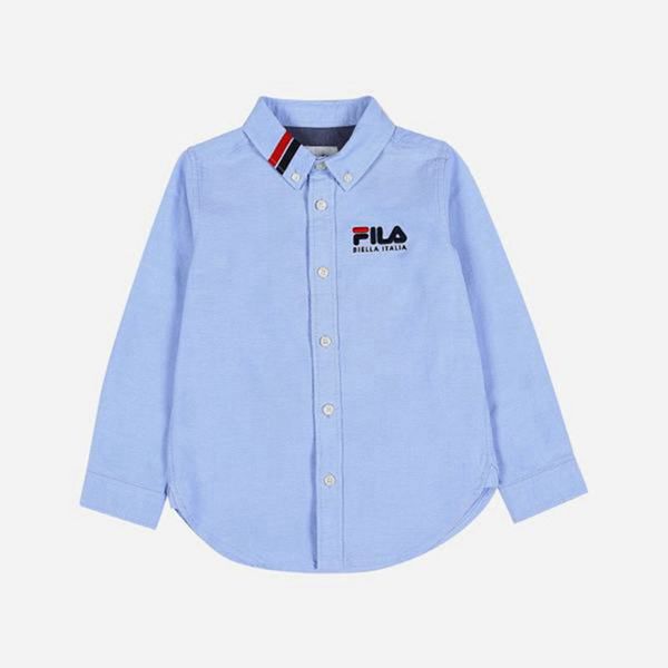 Camisas Fila Niños Azules - Oxford L/S - España 041738GZF